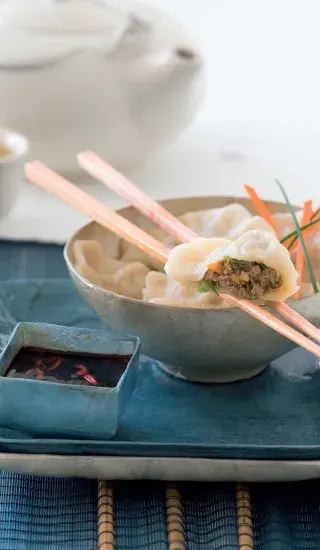 Vařené knedlíčky ťiao-c’