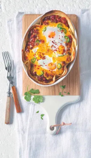 Pečená vejce po mexicku