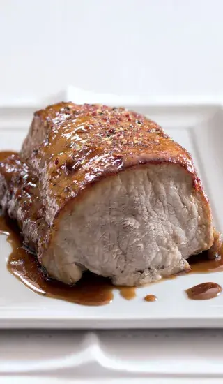 Vepřová pečeně s medovou krustou