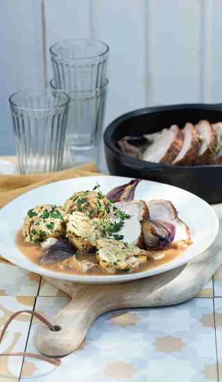 Karlovarský knedlík na páře