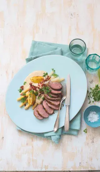 Vepřová panenka s bílým chřestem