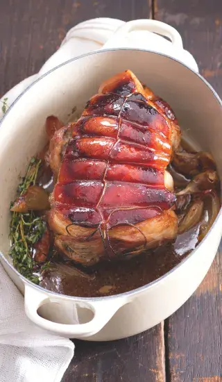 Pečená vepřová plec s javorovým sirupem