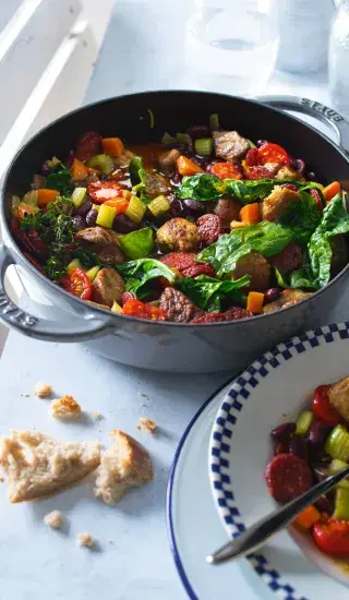 Vepřové maso s fazolemi