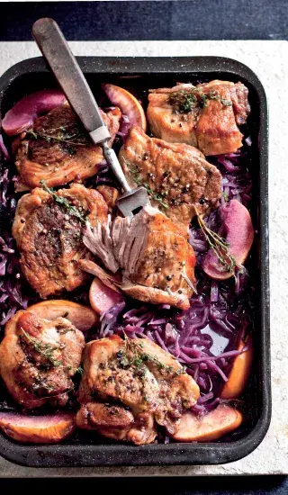 Vepřové na červeném zelí