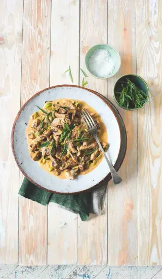 Vepřový stroganoff