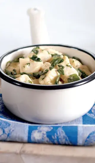 Základní sýrové gnocchi
