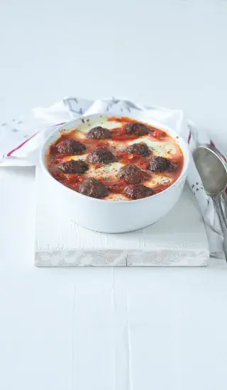 Zapečené masové kuličky po italsku