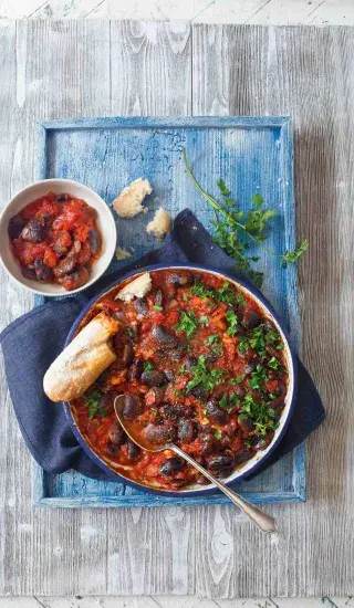 Zapékané obří fazole