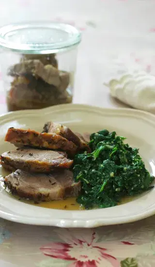 Zavařené solené maso