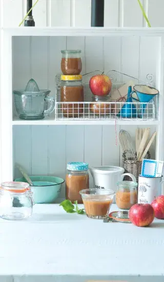 Jablečno-hruškové pyré s javorovým sirupem