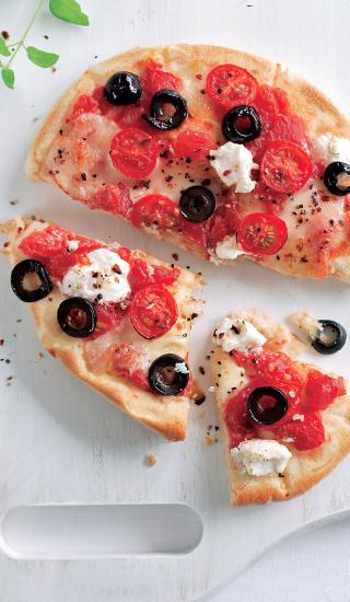 Zeleninová pizza z pita chleba
