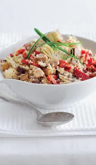 Zeleninový salát s kuskusem