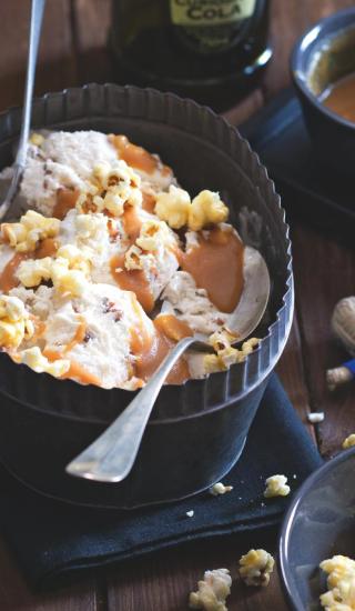 Zmrzlina s popcornem