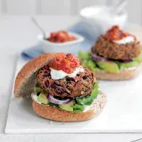 Mexické fazolové burgery Mexické fazolové burgery