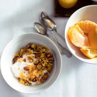 Citrusové müsli s jogurtem