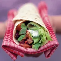 Mexické závitky s fazolemi