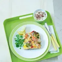 Zapečená ryba se zeleninou