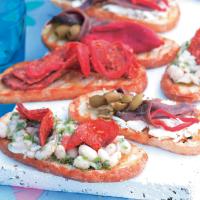 Bruschetty na grilu