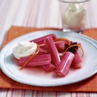Zapečená rebarbora s mascarpone