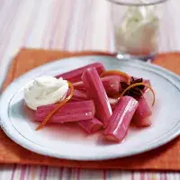 Zapečená rebarbora s mascarpone