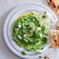 Hráškový dip s fetou 