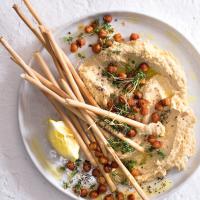 Hummus s křupavou cizrnou
