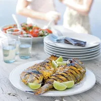 Grilovaná ryba ve stylu tikka