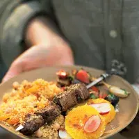 Voňavý jehněčí kebab Voňavý jehněčí kebab