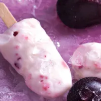 Tvarohový nanuk s jahodami