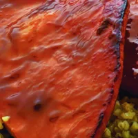 Medové uzené s bulgurem