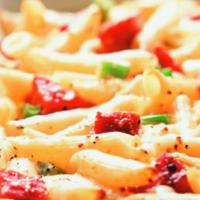 Zapečené penne s klobásou