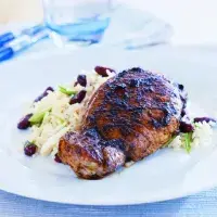 Kořeněná kotleta s rýží