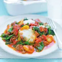 Boloňské gnocchi se špenátem