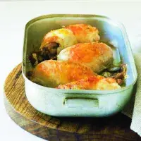 Kuřecí prsa plněná vínem a pekany