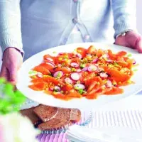 Marinovaný losos s mákem