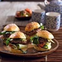 Miniburgery s kimči majonézou