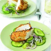 Kuře v kokosu a s okurkou