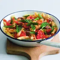 Těstoviny s ančovičkami a citronem