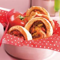 Havajské pizzové rolky