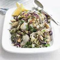 Pilaf s čočkou a dvojí rybou