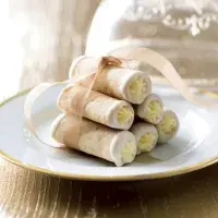 Trubičky s bílou čokoládou