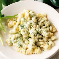 Fusilli s ricottou a bazalkou