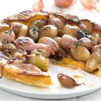 Šalotkový tarte Tatin