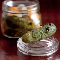 Nakládané okurky s křenem
