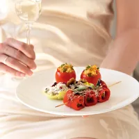 Lodičky s modrým sýrem a ořechy