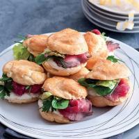 Miniburgery s rostbífem