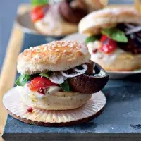 Miniburgery s žampiony