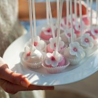 Květinové cake pops