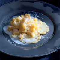 Tatarák z manga, ananasu a kokosu