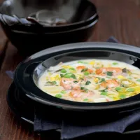 Polévka s lososem a whisky